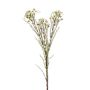 Fiore di cera finto MEDEA, crema, 80cm