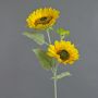 Girasole finto IVONA, giallo, 60cm