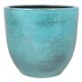 Vaso da piante AGLAIA in ceramica, marittimo, blu oceano, 25cm, Ø27cm