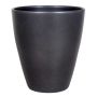 Vaso di ceramica TEHERAN PALAST, grigio antracite, 17cm, Ø13,5cm