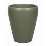 Vaso per orchidee NAZARABAD, ceramica, verde oliva-opaco, 17cm, Ø14cm