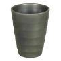 Fioriera per orchidee IZEH, ceramica, grigio antracite, 17cm, Ø14cm
