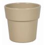Vaso per orchidee MARIVAN, ceramica, beige, 12,5cm, Ø13,5cm