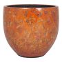 Fioriera ELIEL in ceramica, maculato, arancione-giallo, 13cm, Ø14cm