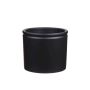 Vaso in ceramica ALCHIBA, antracite opaco, 12,5cm, Ø14cm
