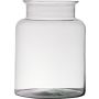 Vaso da fiori KARIN EARTH in vetro, riciclato, trasparente, 25cm, Ø19cm