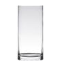 Vaso cilindrico in vetro SANSA EARTH, trasparente, 35cm, Ø12cm