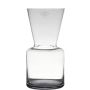 Vaso moderno FAHSAI di vetro, trasparente, 30cm, Ø15cm