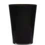 Vaso da fiori conico ANNA EARTH in vetro, nero, 30cm, Ø22cm