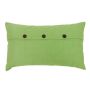 Cuscino TALINA, con bottoni, verde mela, 50x30cm