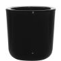 Vaso per candele NICK in vetro, nero, 7,5cm, Ø7,5cm