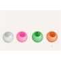 Vaso a sfera per candele ROLDAN in vetro, da appendere, pesca, 8cm, Ø9cm