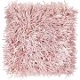 Cuscino per divano DAKIRA, rosa, frange lunghe, 45x45cm