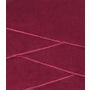 Cuscino in velluto NOELANI, cuciture decorative diagonali, magenta, 45x45cm