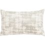 Cuscino decorativo LORIKA, bianco panna, aspetto velluto, aspetto velluto, 50x30 cm