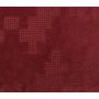 Cuscino in morbido velluto ANJALI, rosso bordeaux, motivo a zig zag, 50x30cm