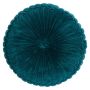 Cuscino rotondo BELLONA, blu anatra, 10x60cm