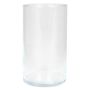 Vaso cilindrico di vetro SANYA OCEAN, trasparente, 20cm, Ø11,6cm
