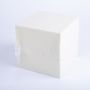 Cubo di spugna floreale GABRIO per fiori artificiali, crema, 15x15x15cm