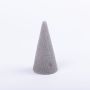 Cono di spugna floreale ZOILA per fiori artificiali, grigio, 10cm, Ø5cm
