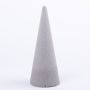 Cono di spugna floreale ZOILA per fiori artificiali, grigio, 26 cm, Ø10 cm
