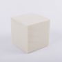 Cubo di spugna floreale GABRIO per fiori artificiali, crema, 12x12x12cm