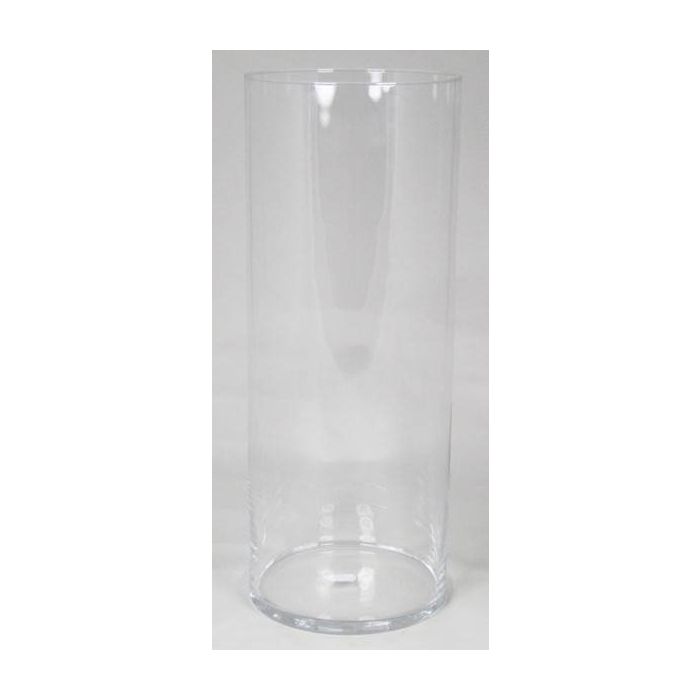 Vaso da pavimento sottile SYRMA di vetro, trasparente, 50cm, 12cm