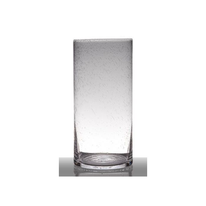 INNA-Glas Vaso Da Pavimento Anna Conico In Vetro Trasparente - 50cm Altezza, 17cm Diametro, Fioriera Per Piante - 2