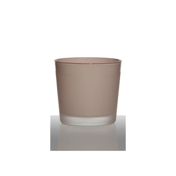 Vaso da fiori ALENA, cilindro/rotondo, verde chiaro, 12,5 cm, 14,5 cm