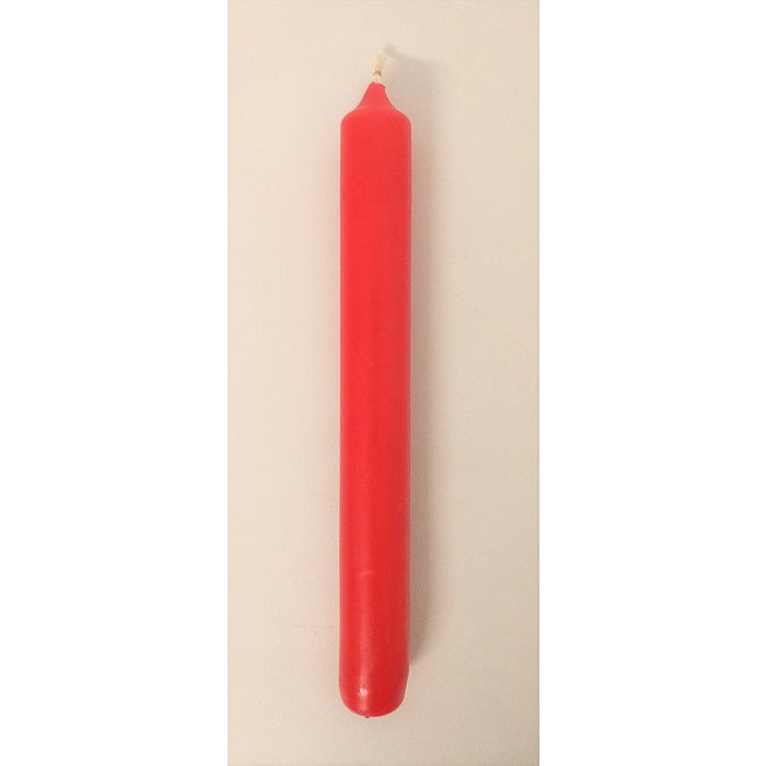 Candela luminosa / Candela per candelabro CHARLOTTE, rosso, 18,5cm, Ø2,1cm,  6,5h - Made in Germany
