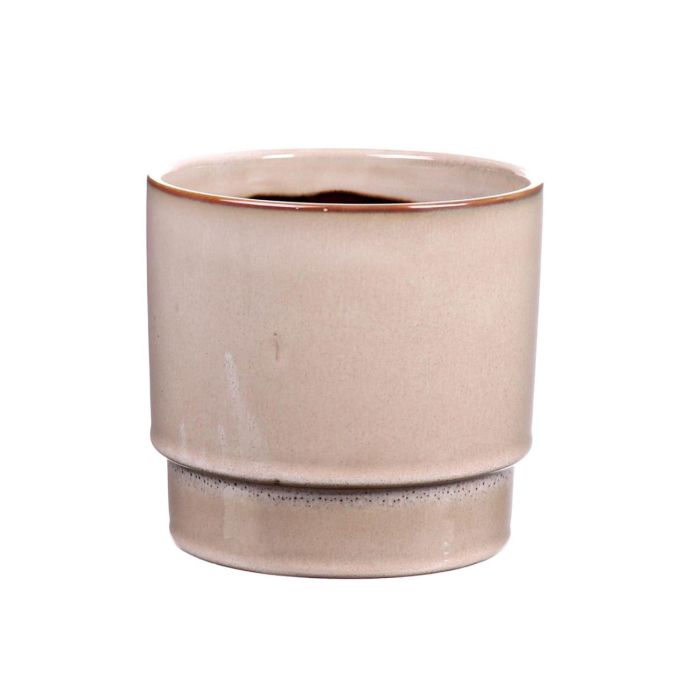 INNA-Glas Fioriera In Ceramica Rosa, Vaso Per Orchidee 15cm, Portavasi Da Interno - 4
