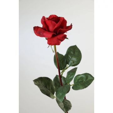 Rosa artificiale AMELIE, rossa, 70cm, Ø8cm