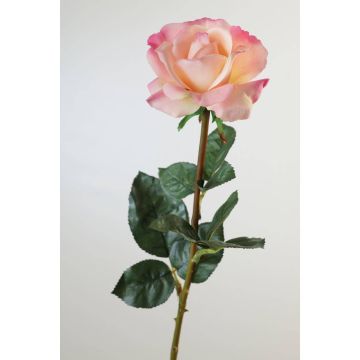 Rosa artificiale AMELIE, rosa, 70cm, Ø8cm