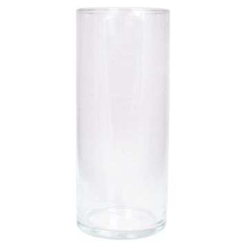 Vaso cilindrico di vetro SANYA OCEAN, trasparente, 30cm, Ø12,5cm
