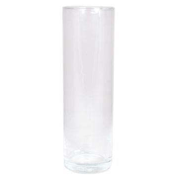Vaso cilindrico di vetro SANYA OCEAN, trasparente, 26cm, Ø8,5cm