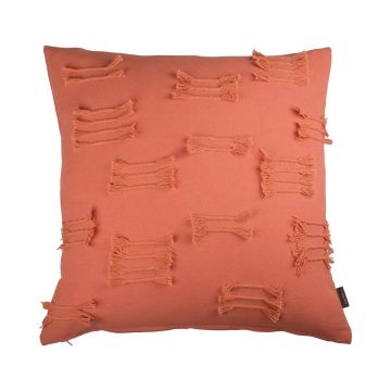 Cuscino decorativo ANISHA, pesca, con volant, 45x45cm