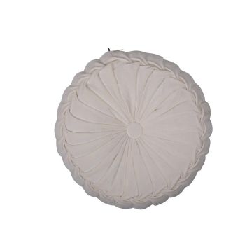 Cuscino rotondo BELLONA, avorio, 10x60cm