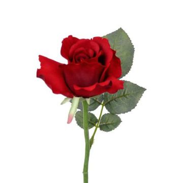 Rosa artificiale ELLI, rossa, 30cm, Ø6cm