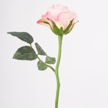 Rosa artificiale ELLI, rosa, 30cm, Ø6cm