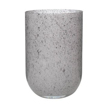 Vaso da tavolo in vetro MARISA, grigio-granito, 20 cm, Ø14 cm