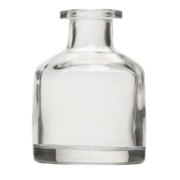 Bottiglia decorativa in vetro COLUMBANO, trasparente, 11,2 cm, Ø8 cm