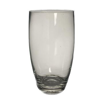 Vaso rotondo in vetro HENRY, trasparente, 22 cm, Ø12 cm