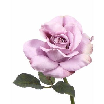 Rosa artificiale CIAH, viola chiaro, 30cm, Ø13cm