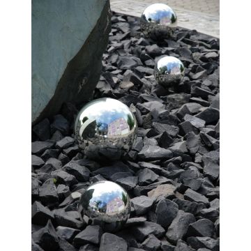 Pallina di Natale TEODORA, argento brillante, Ø30cm