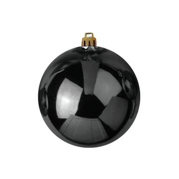Pallina di Natale TEODORA, nero brillante, Ø30cm