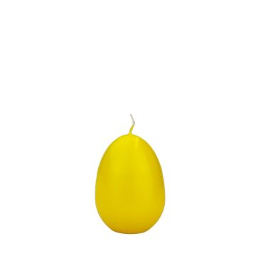 Candela di uovo di Pasqua LEONITA, giallo, 6cm, 4,5cm, 7h - Made in Germany