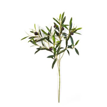Ramo di olivo di plastica KONSTANTINOS con frutti, 50cm