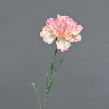 Garofano finto VANERA, rosa-bianco, 60cm, Ø8cm