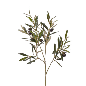 Ramo d'olivo artificiale LHAMIN con frutti, 55cm