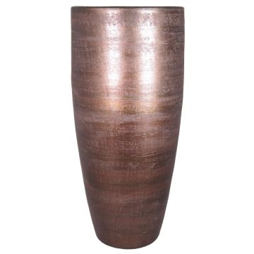 Vaso grande in ceramica THORAN con grano, rame, 90cm, Ø37cm